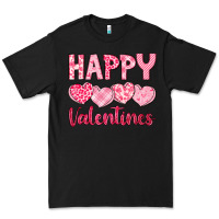Black happy valentines Premium Tee - LillyAllenDesigns