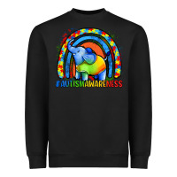 Black Autism Awareness Autism elephant Heavyweight Sweatshirt - FaDigitalArtStudio