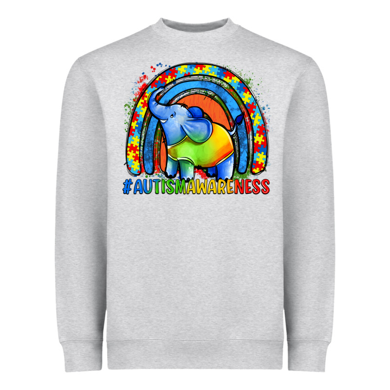 Autism Awareness Autism Elephant Heavyweight Sweatshirt by FaDigitalArtStudio | Teevron