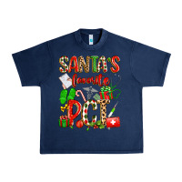Navy santa's favorite pct Urban Heavy Tee - texasbilliewilder