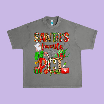 Santa's Favorite Pct Urban Heavy Tee Designed By Texasbilliewilder
