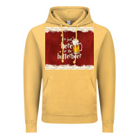 Vintage Mustard i'm just here for the butterbeer Vintage Hoodie - TumblerDesignByShophia