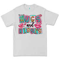 Dove Grey hugs and kisses Premium Tee - LillyAllenDesigns