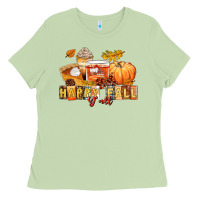 Matcha happy fall y'all Ladies Tee - LillyAllenDesigns