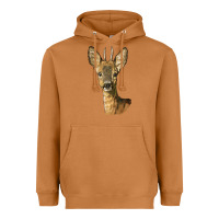 Meerkat Red brocket Deer Head Heavyweight Hoodie - LillyAllenDesigns