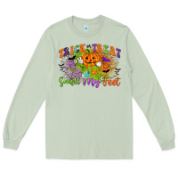 Matcha trick or treat smell my feet Long Sleeve Tee - CowGirlArtShop