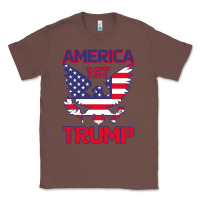 Chestnut Trump America First Eagle Classic Tee - Bettercallsaul