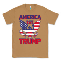 Toasted Coconut Trump America First Eagle Classic Tee - Bettercallsaul