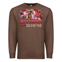 Chestnut farm animals is my valentine Premium Sweatshirt - RacoonDesign