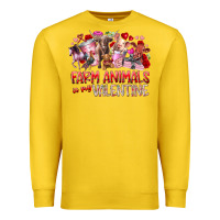 Lemon farm animals is my valentine Premium Sweatshirt - RacoonDesign
