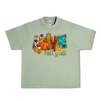 Oil Green Love Fall y'all Urban Heavy Tee - NancyCooperArtShop
