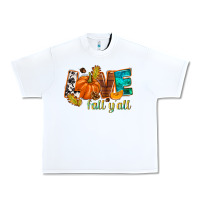 White Love Fall y'all Urban Heavy Tee - NancyCooperArtShop
