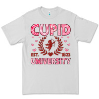 Dove Grey cupid university Premium Tee - LillyAllenDesigns
