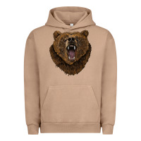 Pigment Burro bear head Urban Hoodie - BarkalooDesign