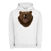 Pigment Lunar Rock bear head Urban Hoodie - BarkalooDesign