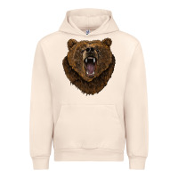 Sandshell bear head Urban Hoodie - BarkalooDesign