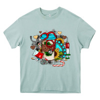 Arona Christmas sunflower gemstone nurse Heavy Core Tee - JahusDesignShop