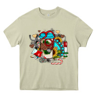 Mossy Christmas sunflower gemstone nurse Heavy Core Tee - JahusDesignShop