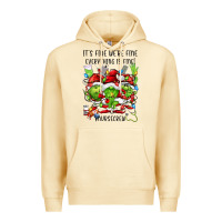 Pina Colada it's fine we're fine everythıng is fine! nursecre Premium Hoodie - FaDigitalArtStudio