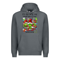 Rock it's fine we're fine everythıng is fine! nursecre Premium Hoodie - FaDigitalArtStudio