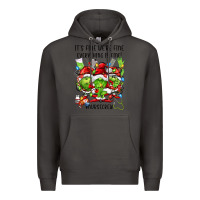 Smoke it's fine we're fine everythıng is fine! nursecre Premium Hoodie - FaDigitalArtStudio