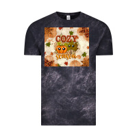 Cloud Black Fall Cozy Season Vintage Tee - texasbilliewilder