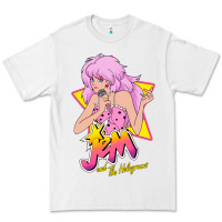 White so funny jem and the holograms classic fans Premium Tee - lanVoArt