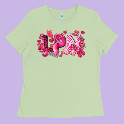 Lpn Breast Cancer Certified Nursing Assistant Ladies Tee Designed By Lillyallendesigns