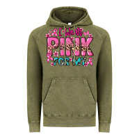 Vintage Olive I wear pink for my custom name Cancer Awareness Vintage Hoodie - HowdyJamesFarm