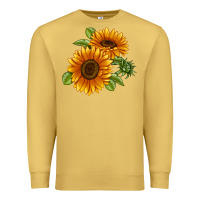 Antique Gold Soraya Sunflower Premium Sweatshirt - LillyAllenDesigns