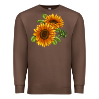 Chestnut Soraya Sunflower Premium Sweatshirt - LillyAllenDesigns