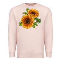 Pale Pink Soraya Sunflower Premium Sweatshirt - LillyAllenDesigns