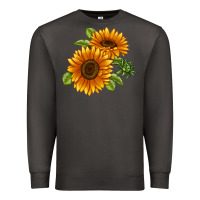 Smoke Soraya Sunflower Premium Sweatshirt - LillyAllenDesigns