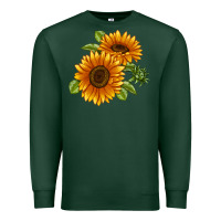 Sports Green Soraya Sunflower Premium Sweatshirt - LillyAllenDesigns