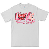 Dove Grey love like jesus la Premium Tee - LillyAllenDesigns