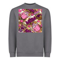 Storm mom coffee cups with leopard seamless pattern bbs Heavyweight Sweatshirt - BundleAndBundleShop
