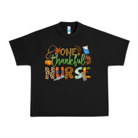 Black One thankful Nurse Urban Heavy Tee - NancyCooperArtShop
