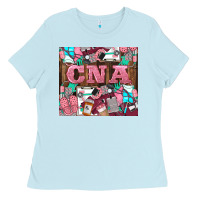 Baby Blue cna Ladies Tee - LillyAllenDesigns