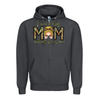 Smoke Iam Boy Mom Nothing Scares Me Zipper Hoodie - CowhideDigitalArt