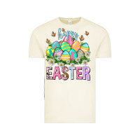 Happy Easter With Eggs Vintage Tee | Teevron
