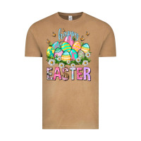 Vintage Camel Happy Easter with eggs Vintage Tee - NancyCooperArtShop