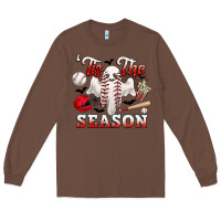 Chestnut tis the season baseball halloween Long Sleeve Tee - CowGirlArtShop