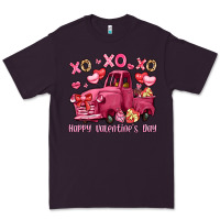 Plum xo xo xo happy valentine's day truck Premium Tee - LillyAllenDesigns