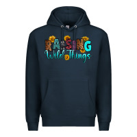 Navy raising wild things Premium Hoodie - RanaPortraitStore