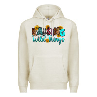 Oatmeal Heather raising wild things Premium Hoodie - RanaPortraitStore