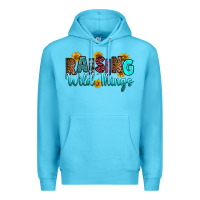 Ocean Blue raising wild things Premium Hoodie - RanaPortraitStore