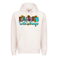 Pale Pink raising wild things Premium Hoodie - RanaPortraitStore