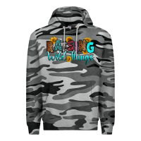 Slate Camo raising wild things Premium Hoodie - RanaPortraitStore