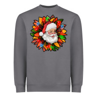 Storm santa claus with sunflower christmas bbs Heavyweight Sweatshirt - BundleAndBundleShop