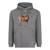 Storm Mule Buck Deer Heavyweight Hoodie - LillyAllenDesigns